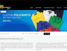 Tablet Screenshot of embroiderylv.com